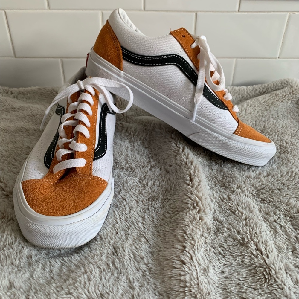 VANS Style 36 Retro Sport Apricot Buff Lace Up Sneakers men's 6.5 women’s 8